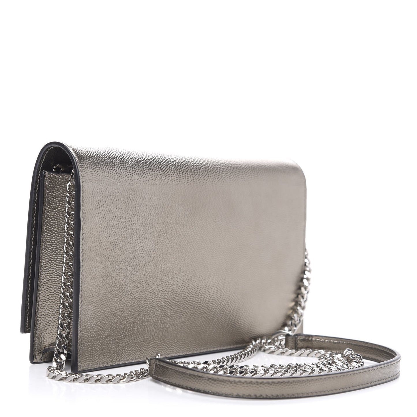 Grain De Poudre Classic Monogram Kate Tassel Chain Wallet Piombo