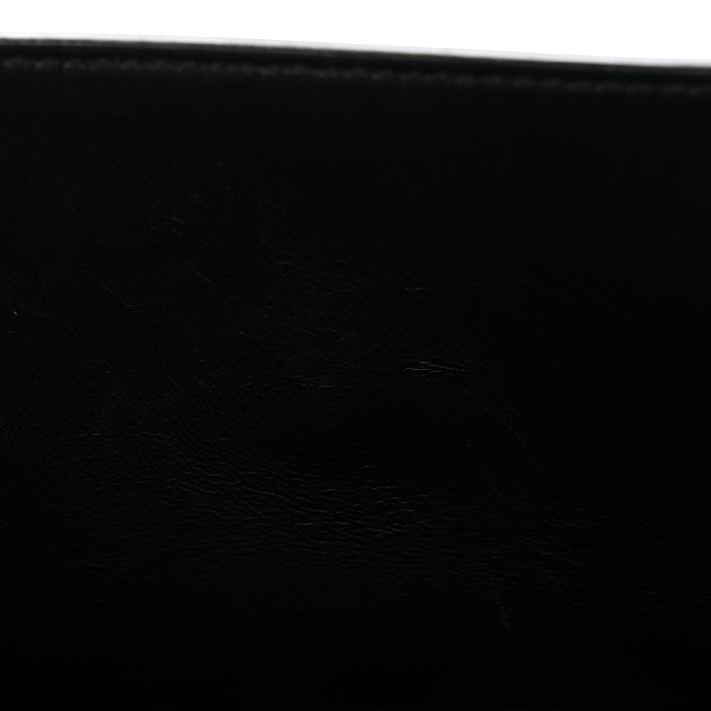 Grained Calfskin Small Hourglass Sling Shoulder Bag Black
