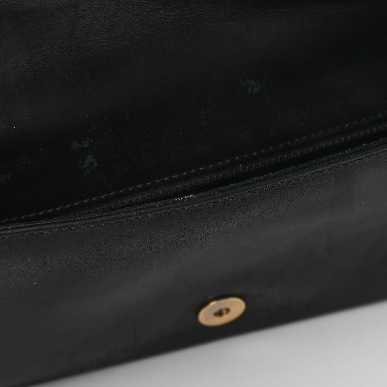Chanel Lambskin Quilted CC Chocolate Bar Flap Black 13 of 13