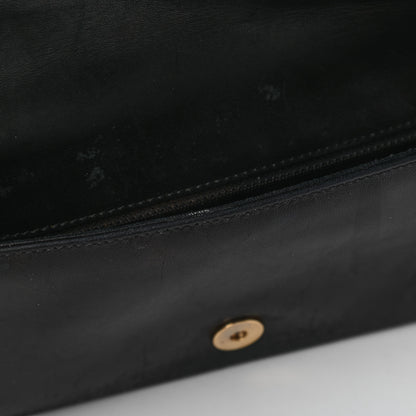 Chanel Lambskin Quilted CC Chocolate Bar Flap Black 13 of 13
