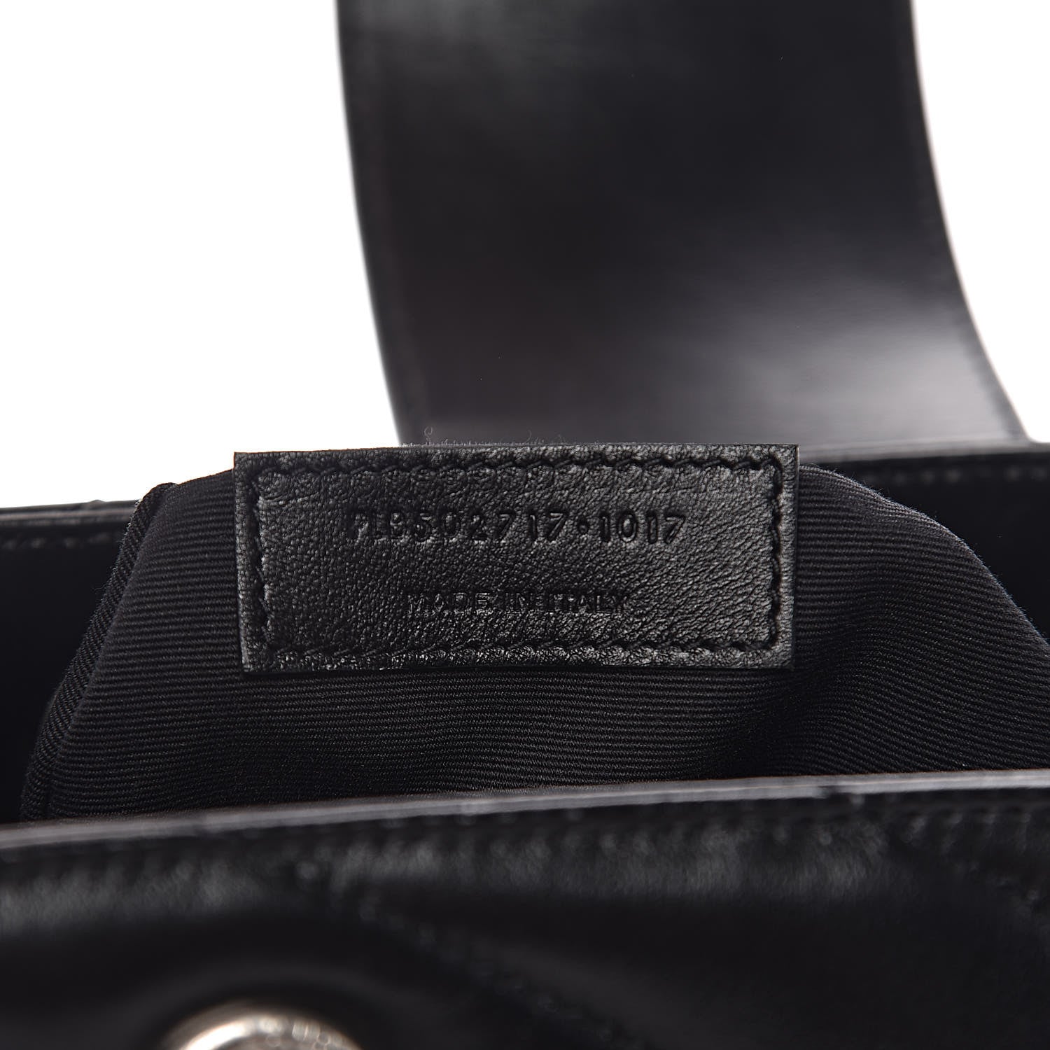 Saint Laurent Calfskin Y Quilted Monogram Small Loulou Shopper Black 9 of 11