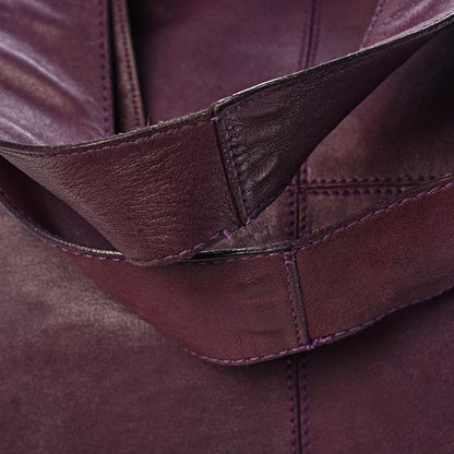 Givenchy Lambskin George V Apron Bag Purple 10 of 15