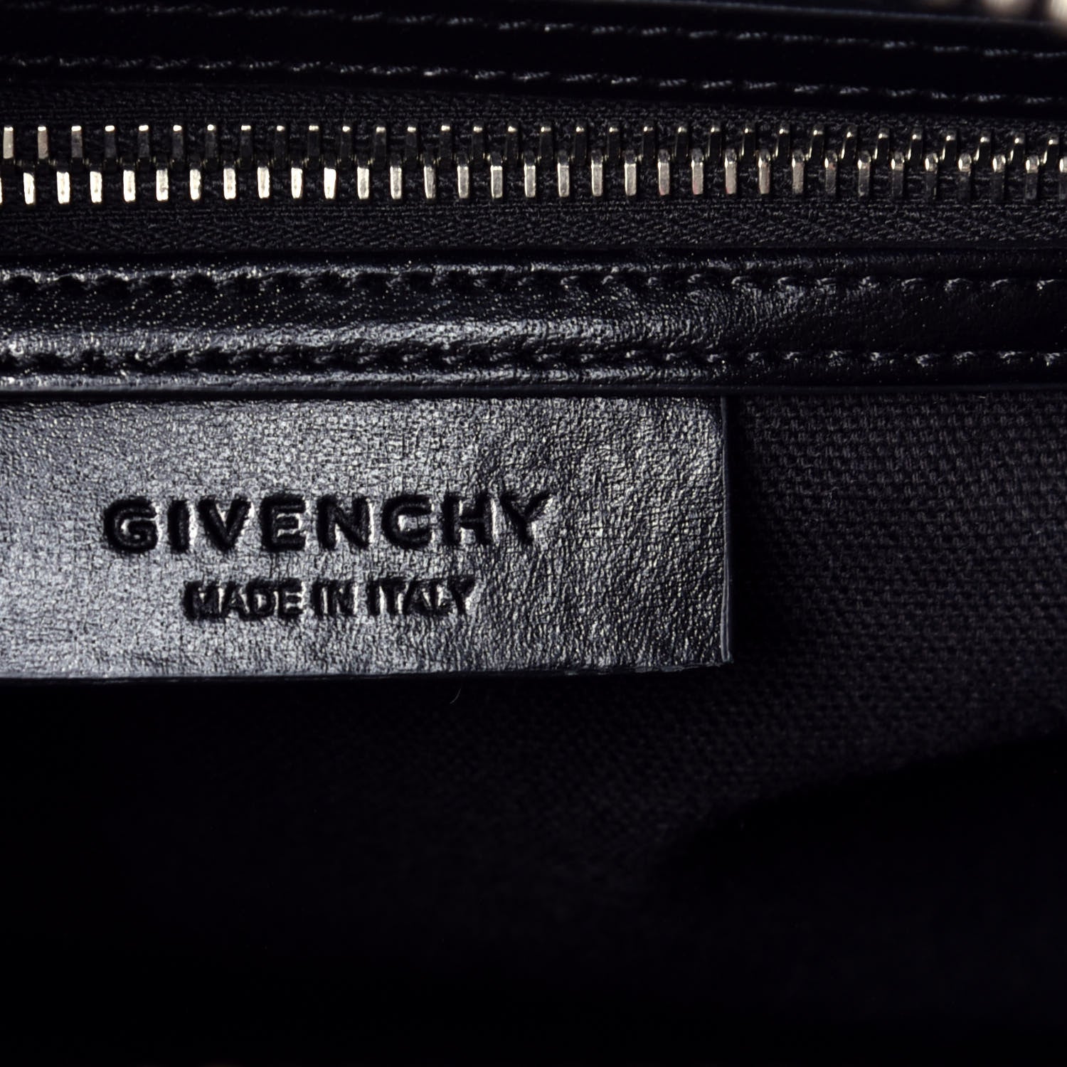 Givenchy Shiny Lord Calfskin Small Antigona Black 6 of 9