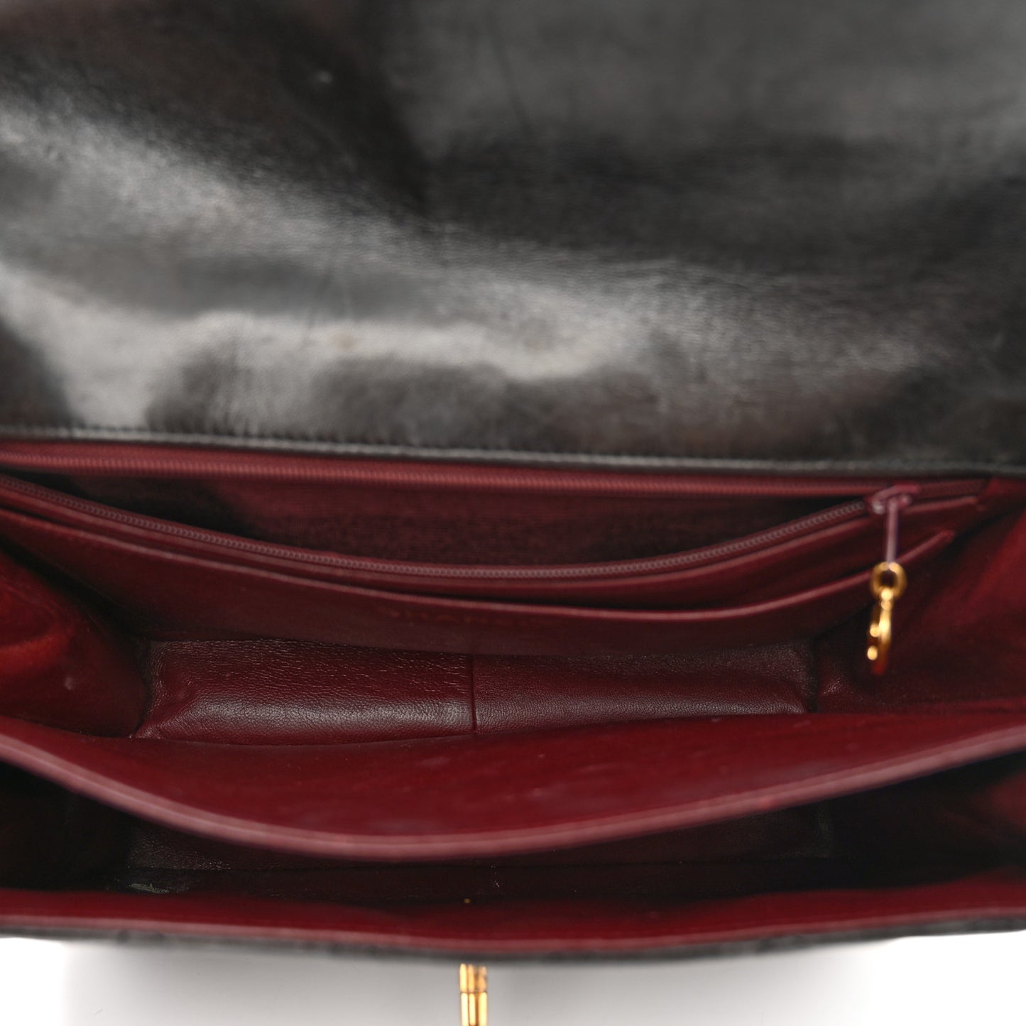 Lambskin Quilted CC Flap Shoulder Bag Black