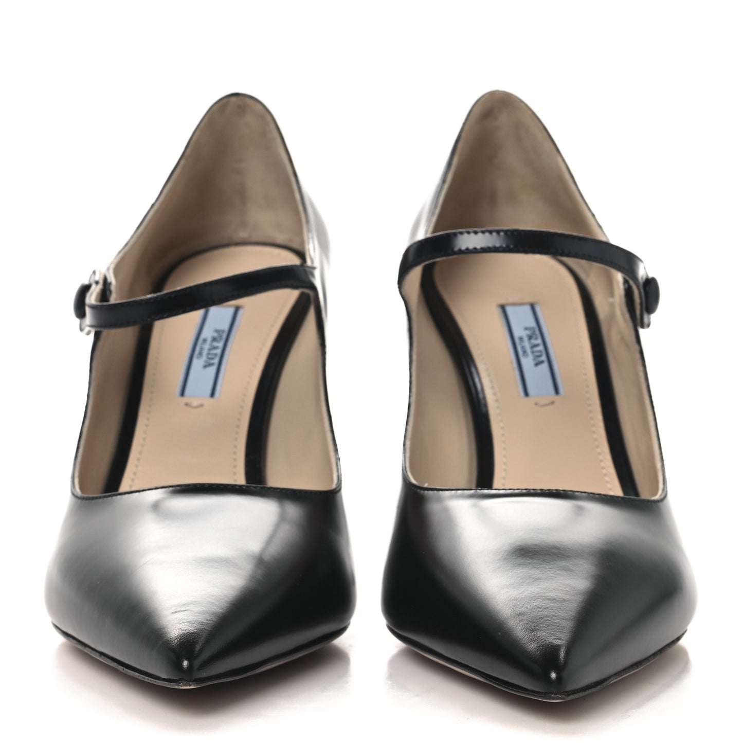 Spazzolato Mary Jane Pumps 39.5 Black