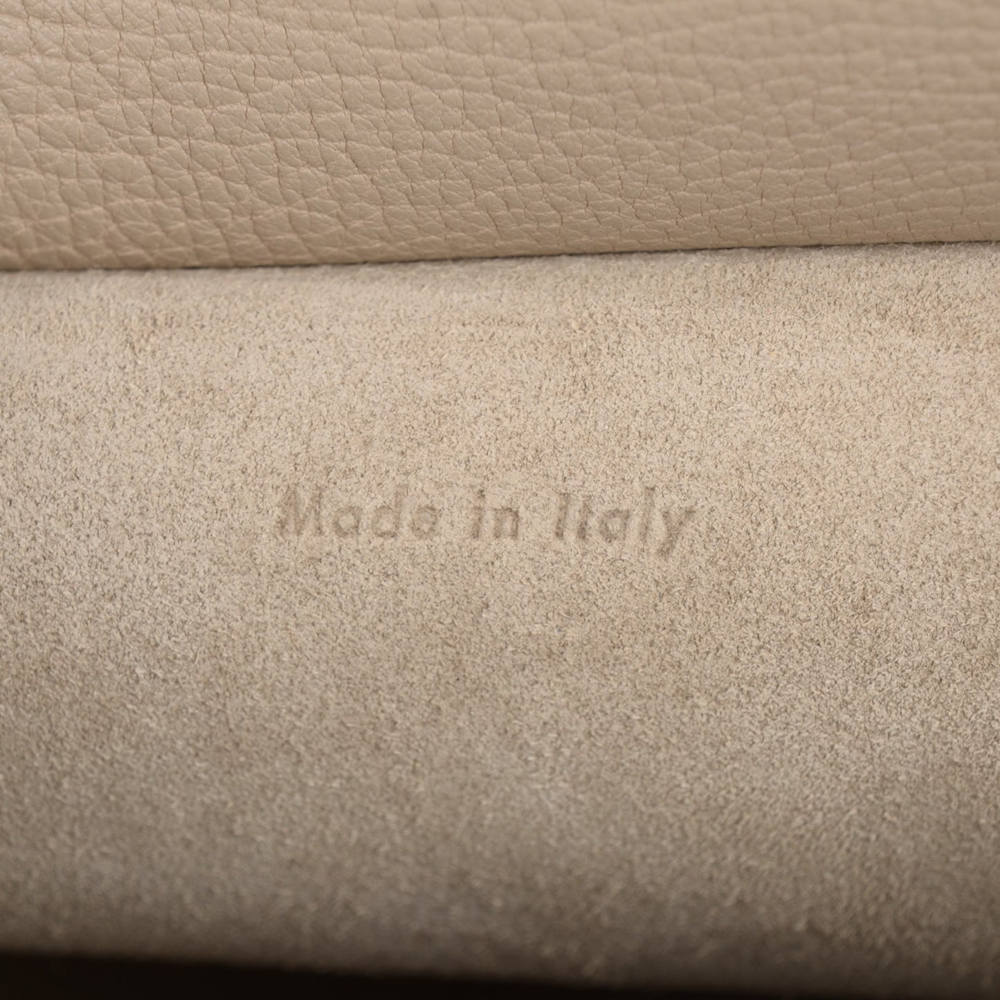 Crisped Calfskin Medium Tie Knot Tote Light Taupe