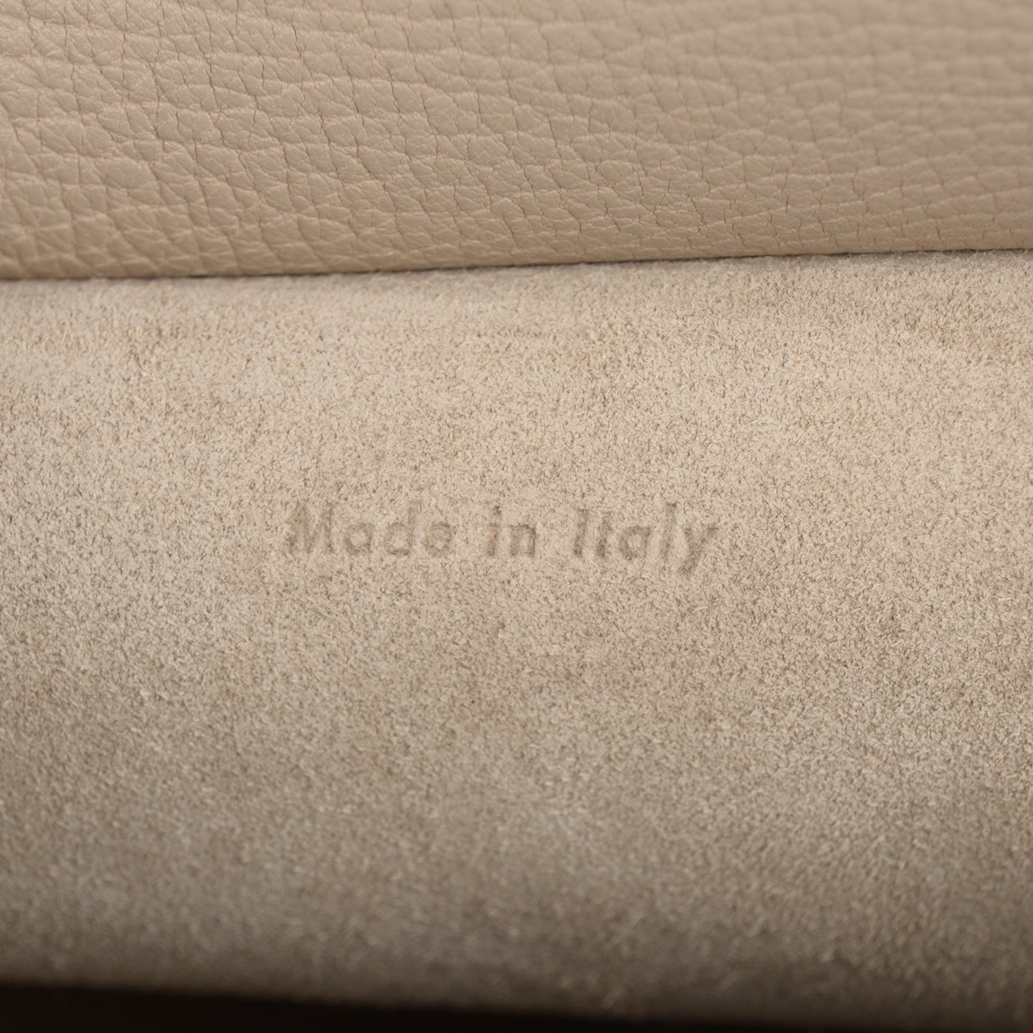 Celine Crisped Calfskin Medium Tie Knot Tote Light Taupe 12 of 17