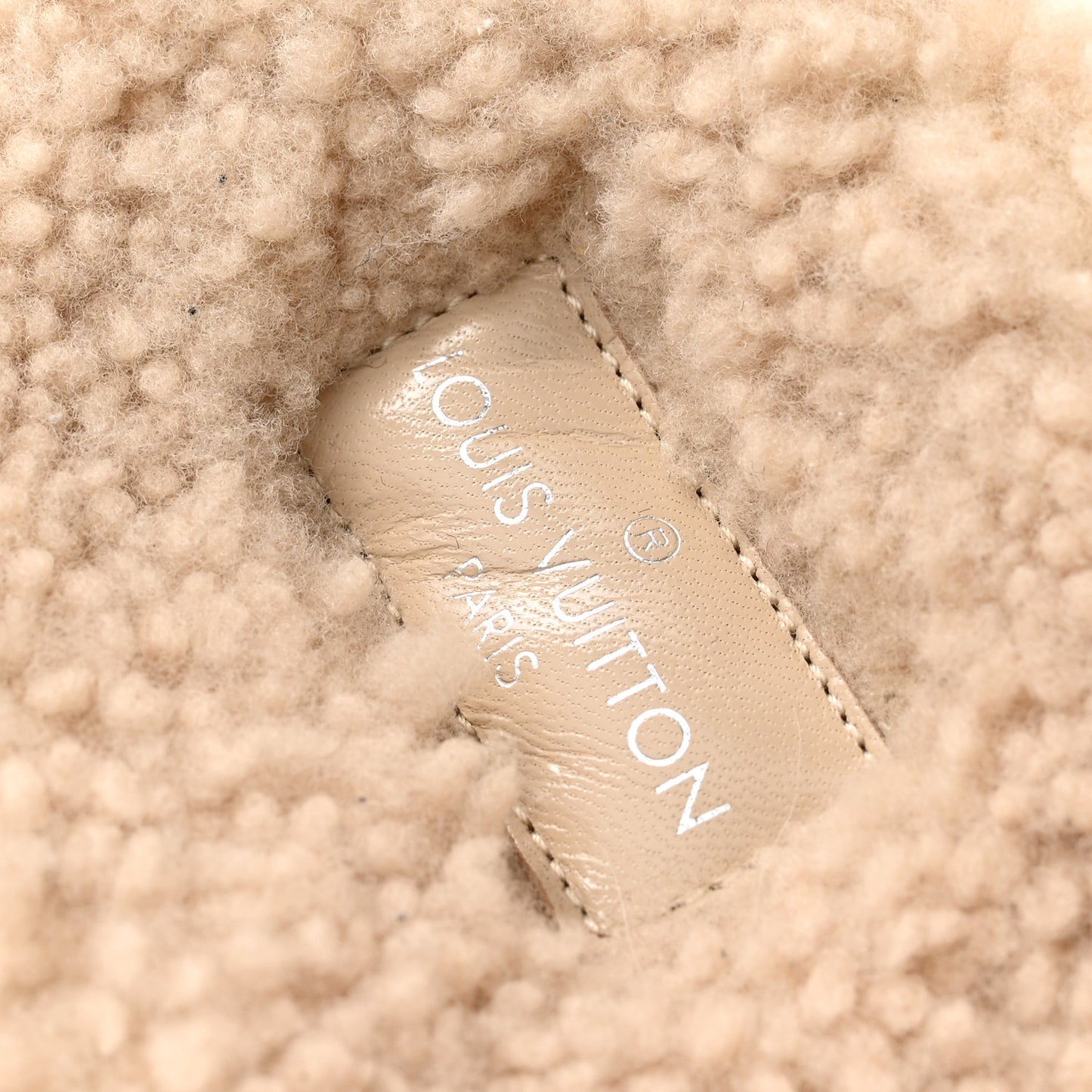 Shearling Bom Dia Flate Mules 38 Beige