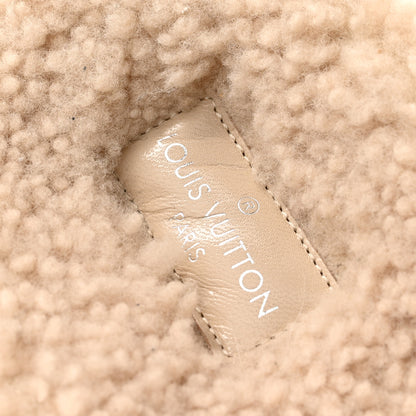 Louis Vuitton Shearling Bom Dia Flate Mules 38 Beige 11 of 11