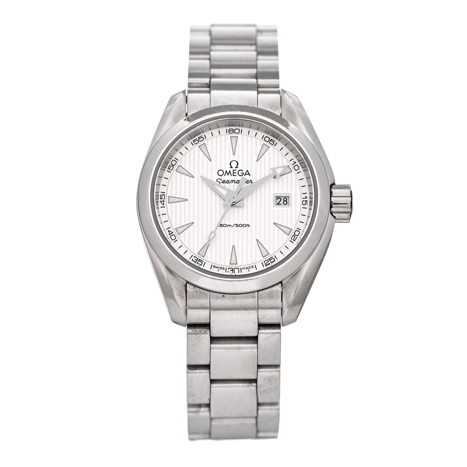 Omega Stainless Steel 30mm Seamaster Aqua Terra Quartz Watch Silver 231.10.30.60.02.001 1 of 4
