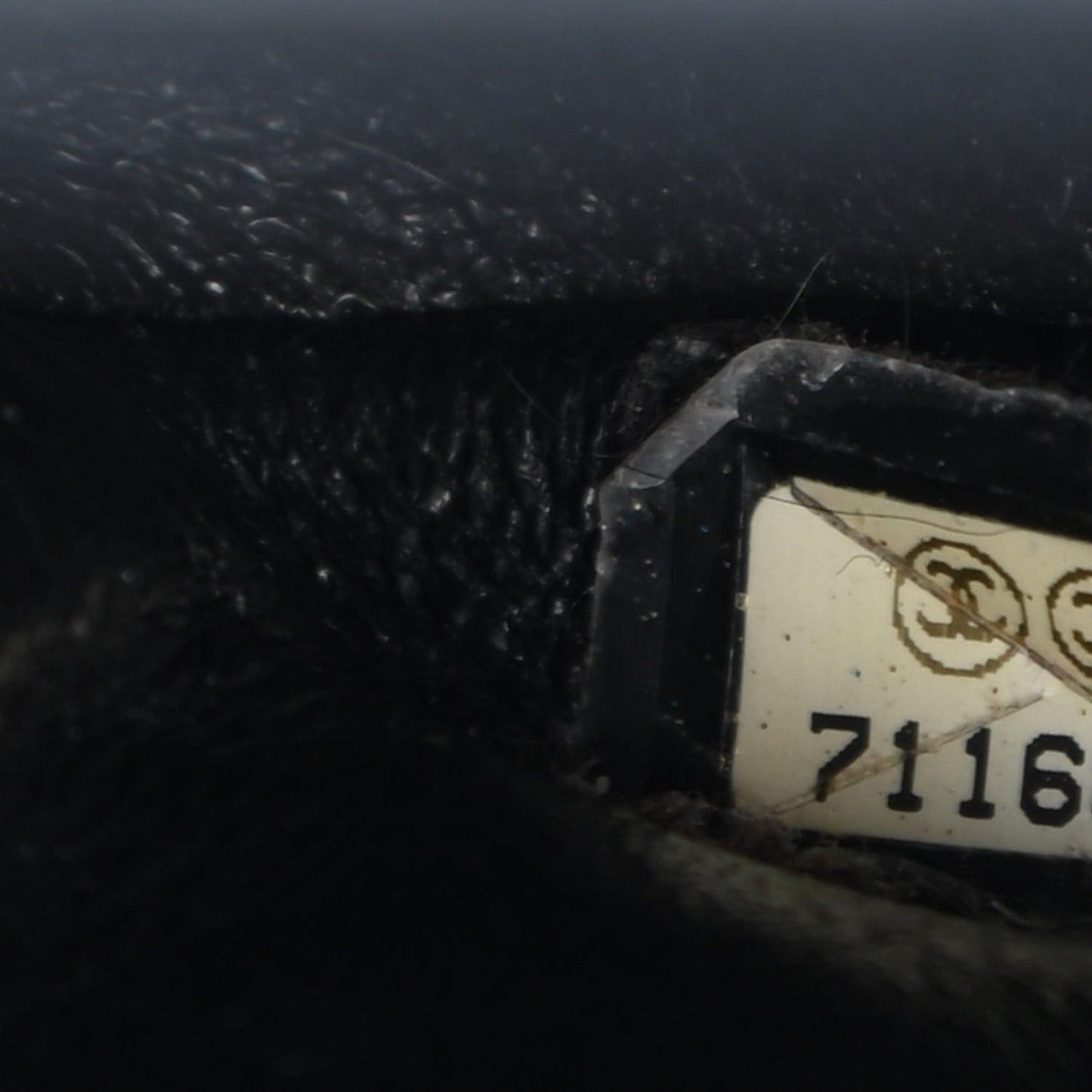 Lambskin Contrast Stitched Single Flap Black