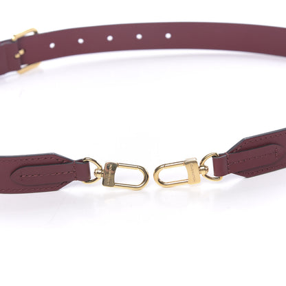 Louis Vuitton Calfskin Adjustable Shoulder Strap Burgundy 3 of 3
