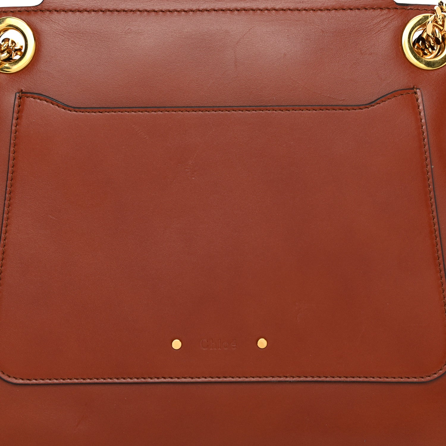 Chloe Shiny Calfskin Medium Annie Shoulder Bag Whiskey 12 of 12