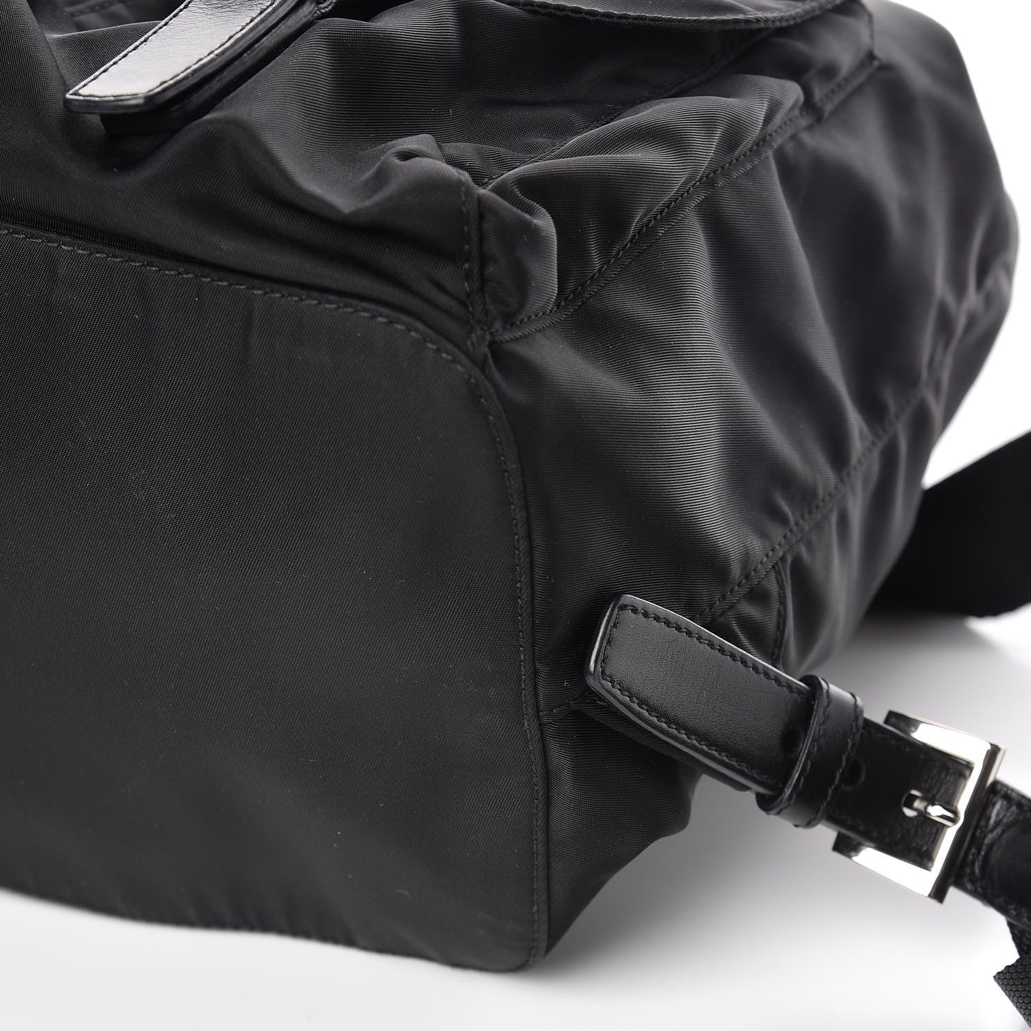 Prada Nylon Vela Medium Backpack Black 9 of 9