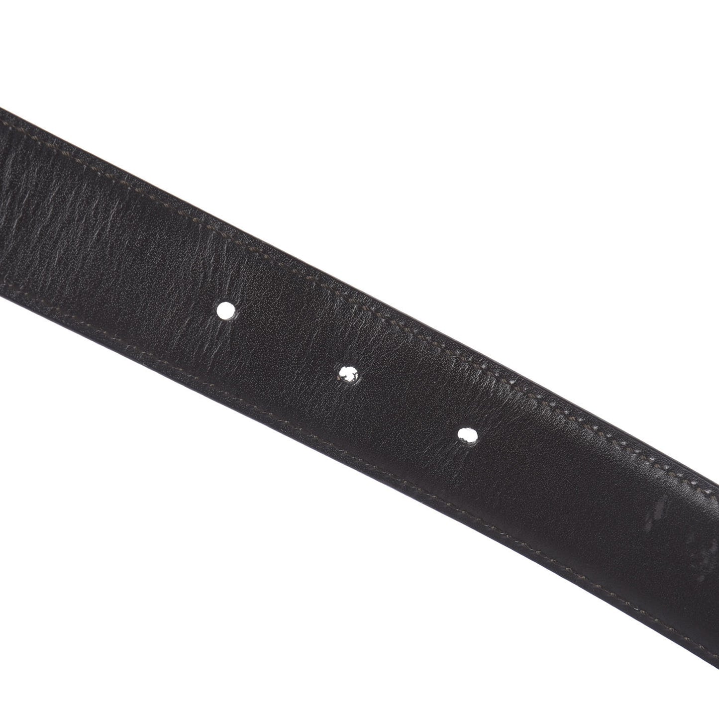 Calfskin Embossed Reversible Square G Buckle Belt 70 28 Black Brown