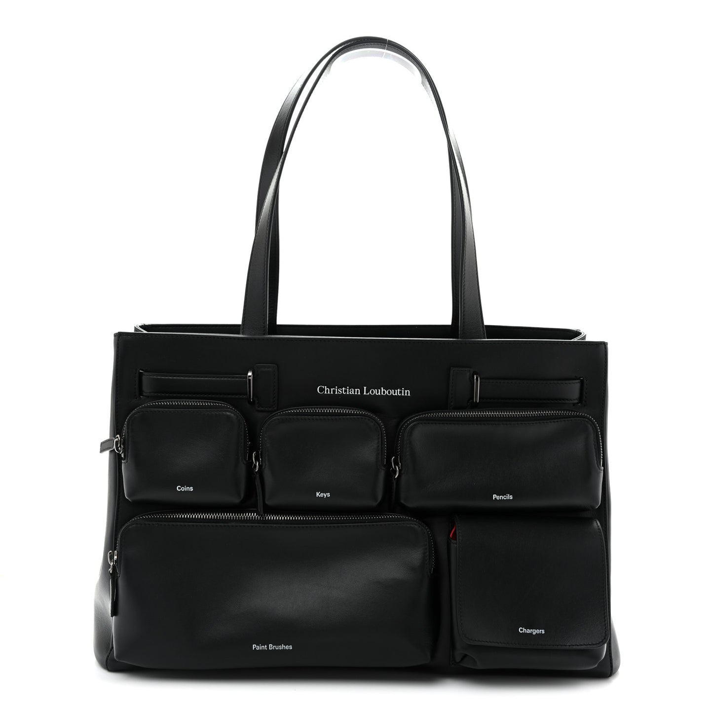 Calfskin Tactical Tote Black