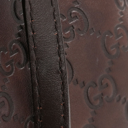 Gucci Guccissima Medium Mayfair Tote Dark Brown 11 of 14