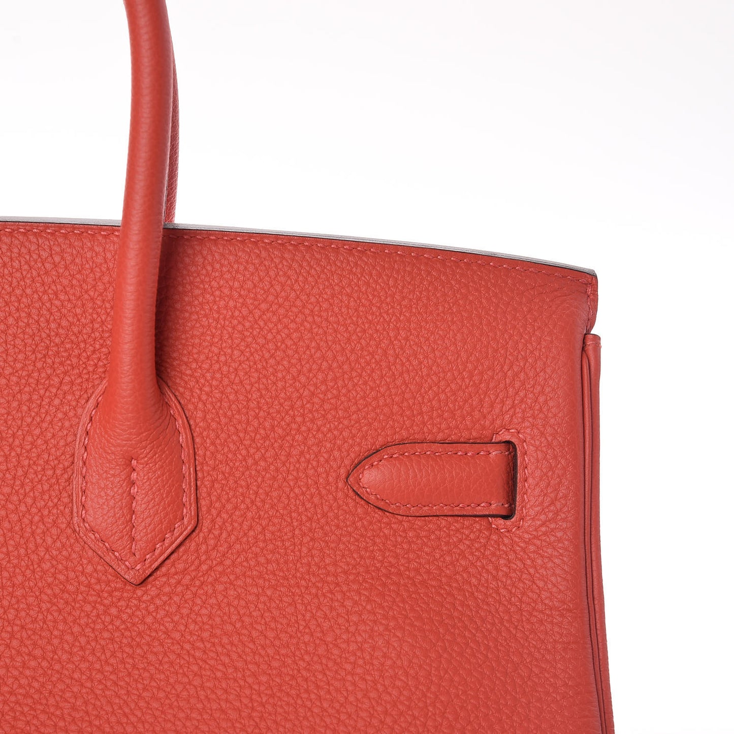 Togo Birkin 35 Rouge Pivoine