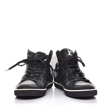 Louis Vuitton Calfskin Damier Graphite Heroes High Top Sneakers 11 6 of 10