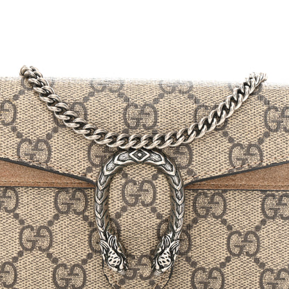 Gucci GG Supreme Monogram Super Mini Dionysus Shoulder Bag Taupe 7 of 9