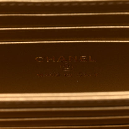 Chanel Calfskin Strass Quilted Clutch With Chain Flap Black 6 of 10