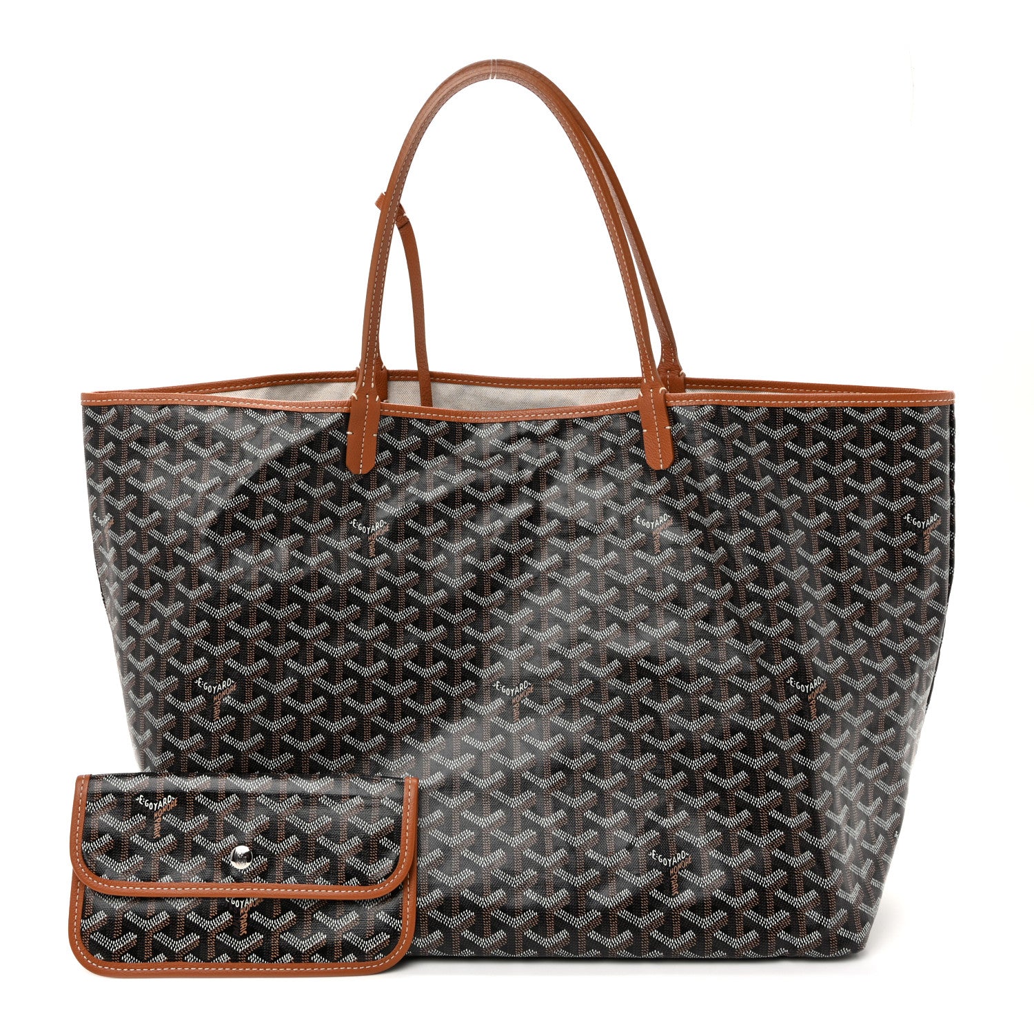 Goyard Goyardine Saint Louis GM Black Gold 3 of 11