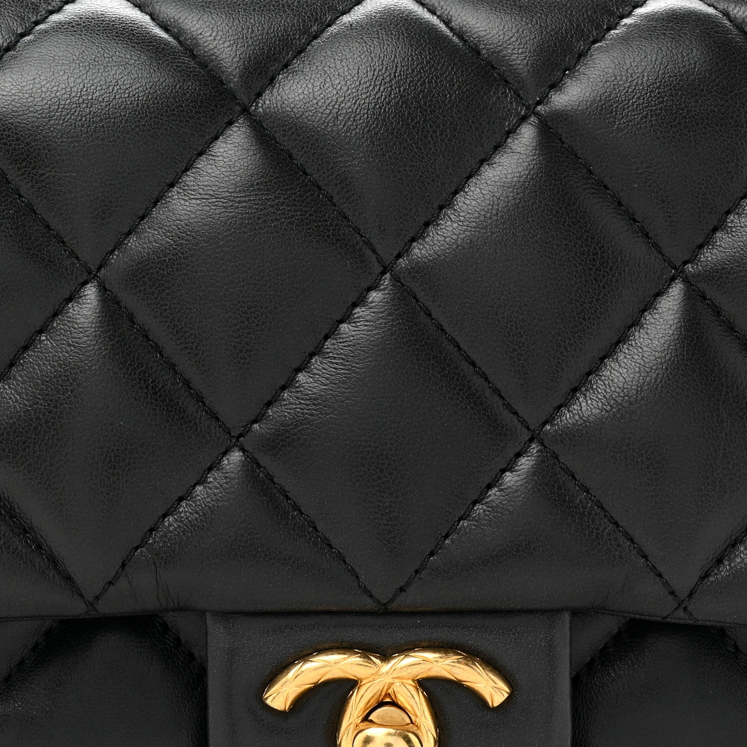 Chanel Lambskin Quilted Small Pillow Crush Flap Black 9 of 11
