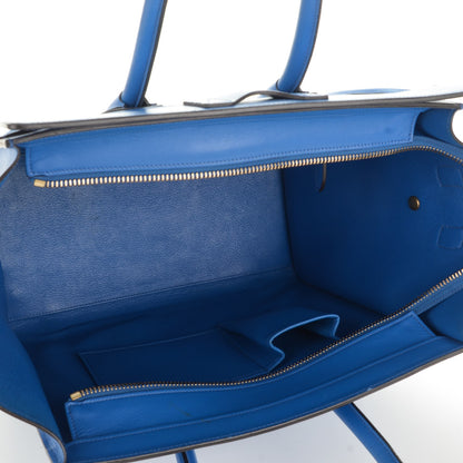 Celine Palmelato Mini Luggage Electric Blue 5 of 8