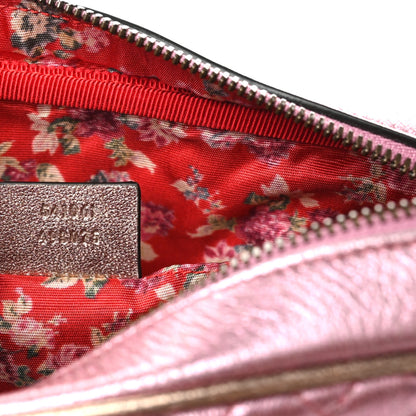 Gucci Laminated Nappa Trapuntata Small Zumi Shoulder Bag Rosa Lago Rame 9 of 9