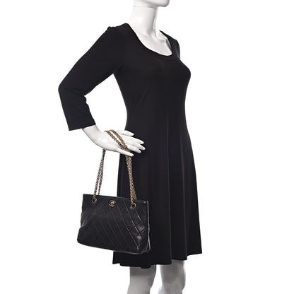 Chanel Lambskin Quilted Tote Black 2 of 13