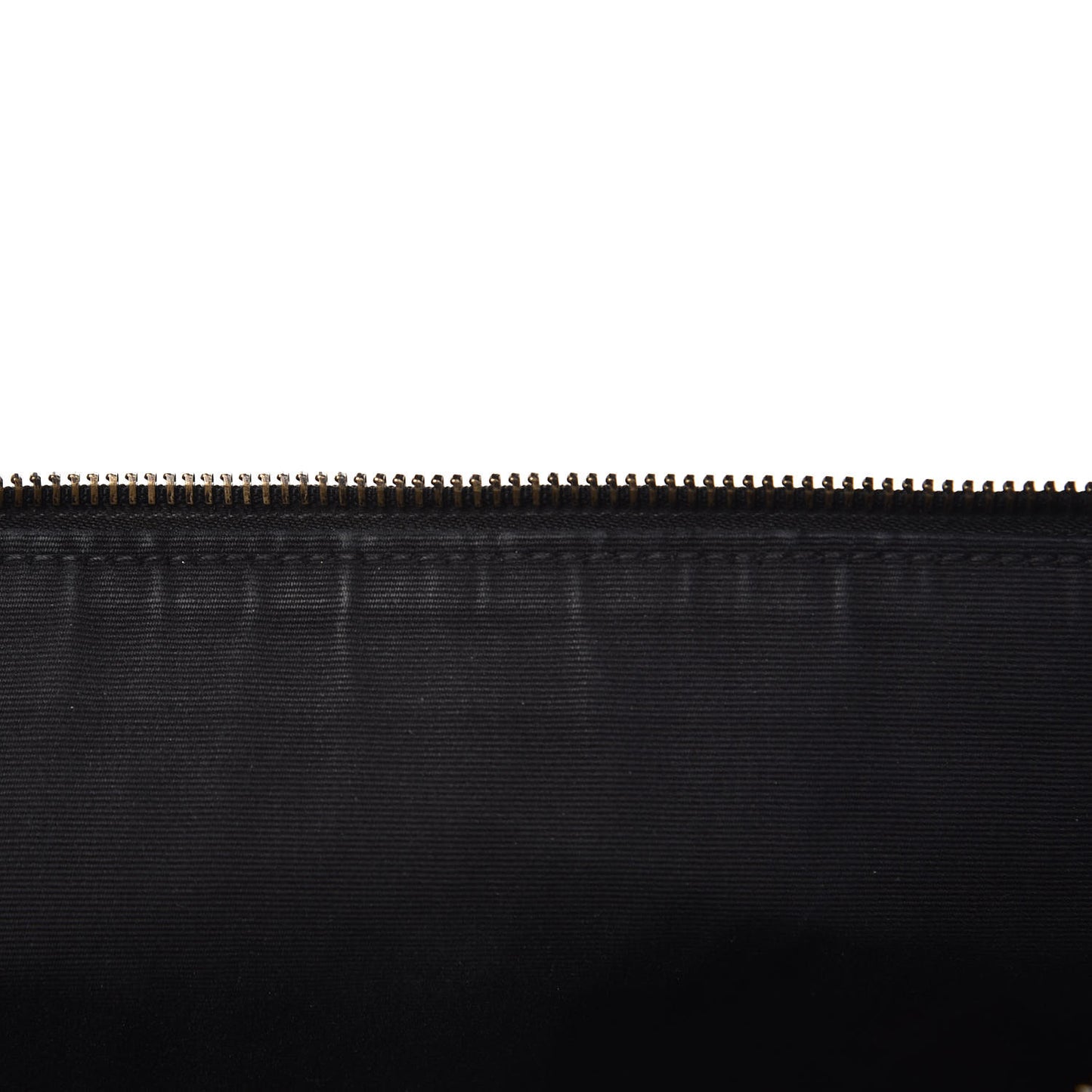 Calfskin Crocodile Embossed Large Sac De Jour Carryall Pouch Black
