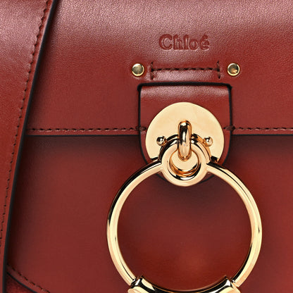 Chloe Calfskin Small Tess Bag Sepia Brown 7 of 14