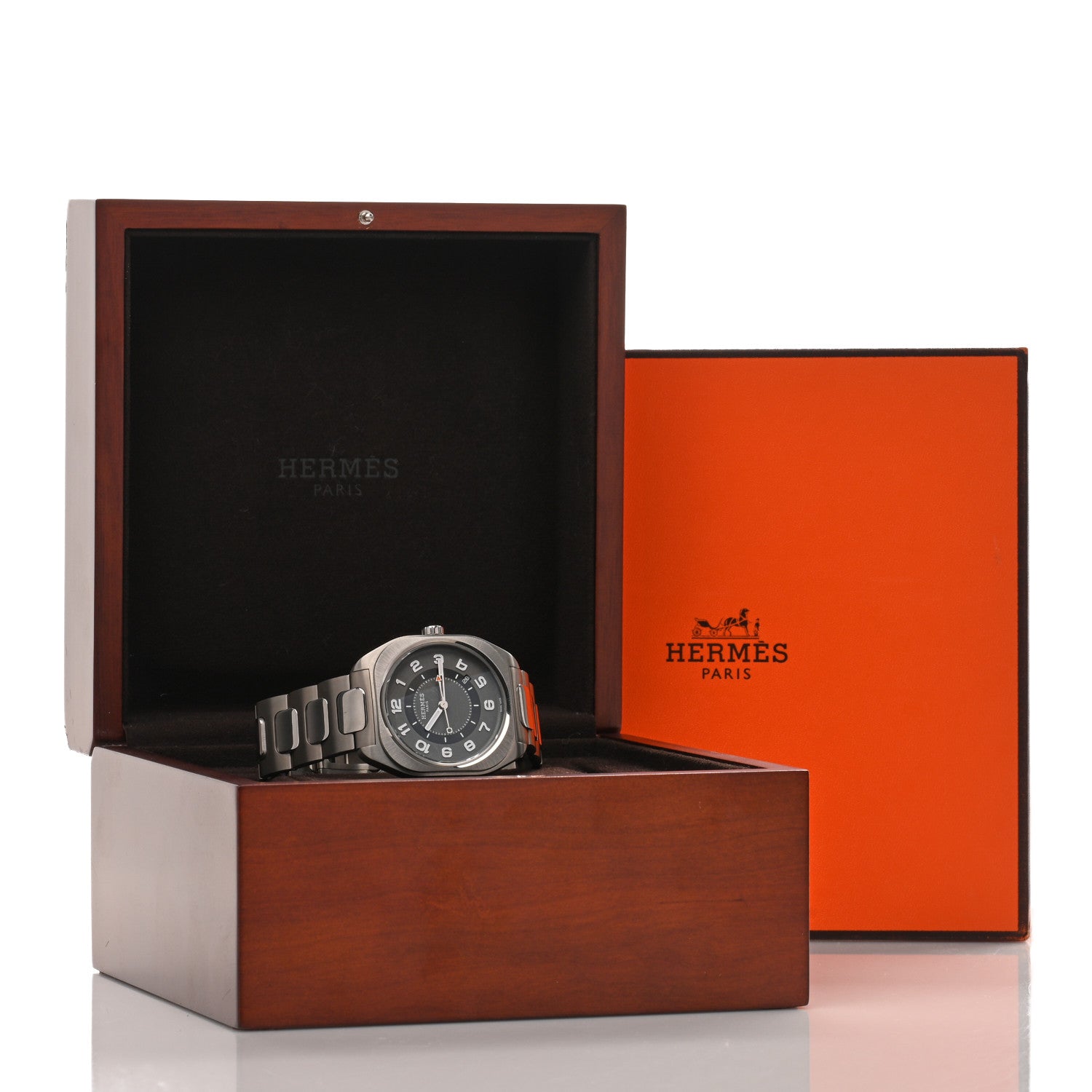 Hermes Titanium 39mm H08 Automatic Watch 5 of 5