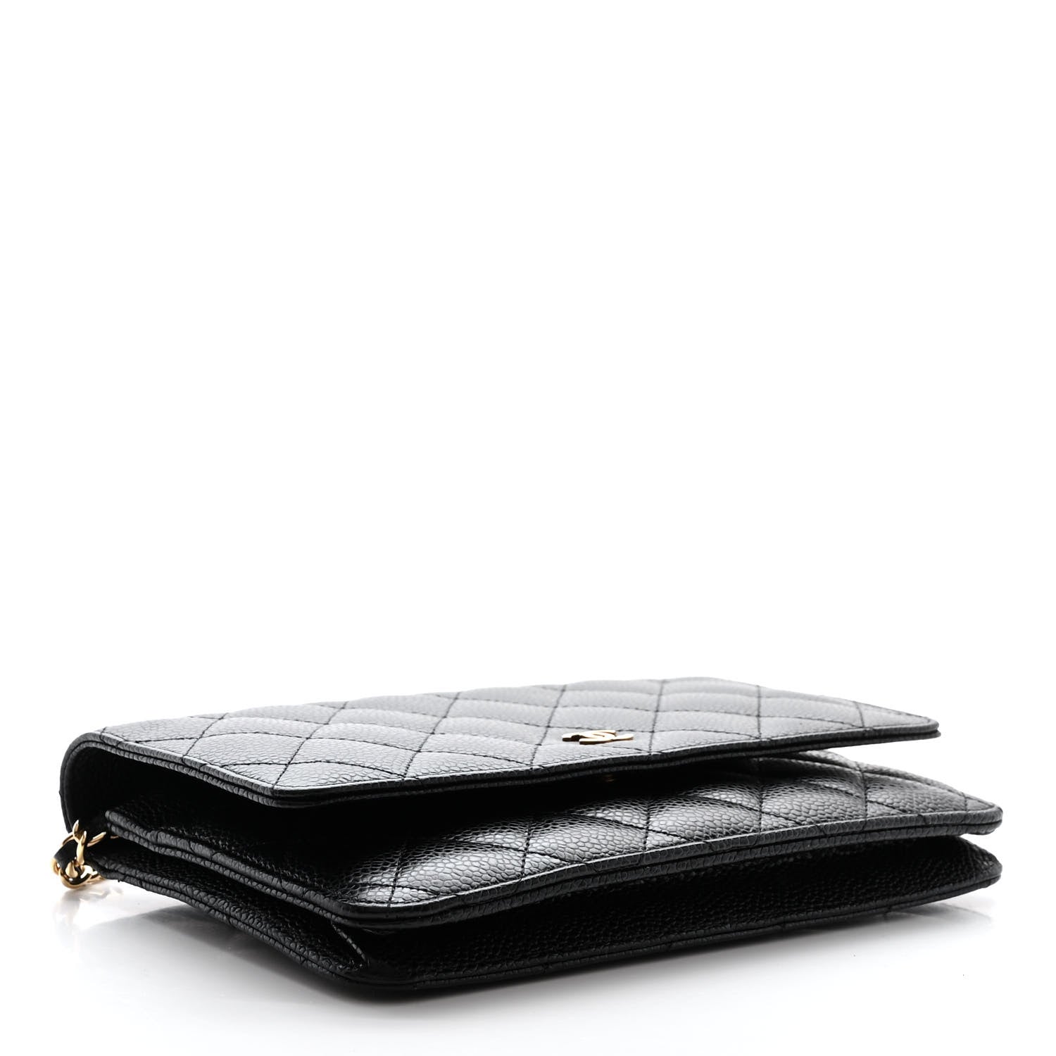 Chanel Caviar Quilted Wallet on Chain WOC Black 4 of 12