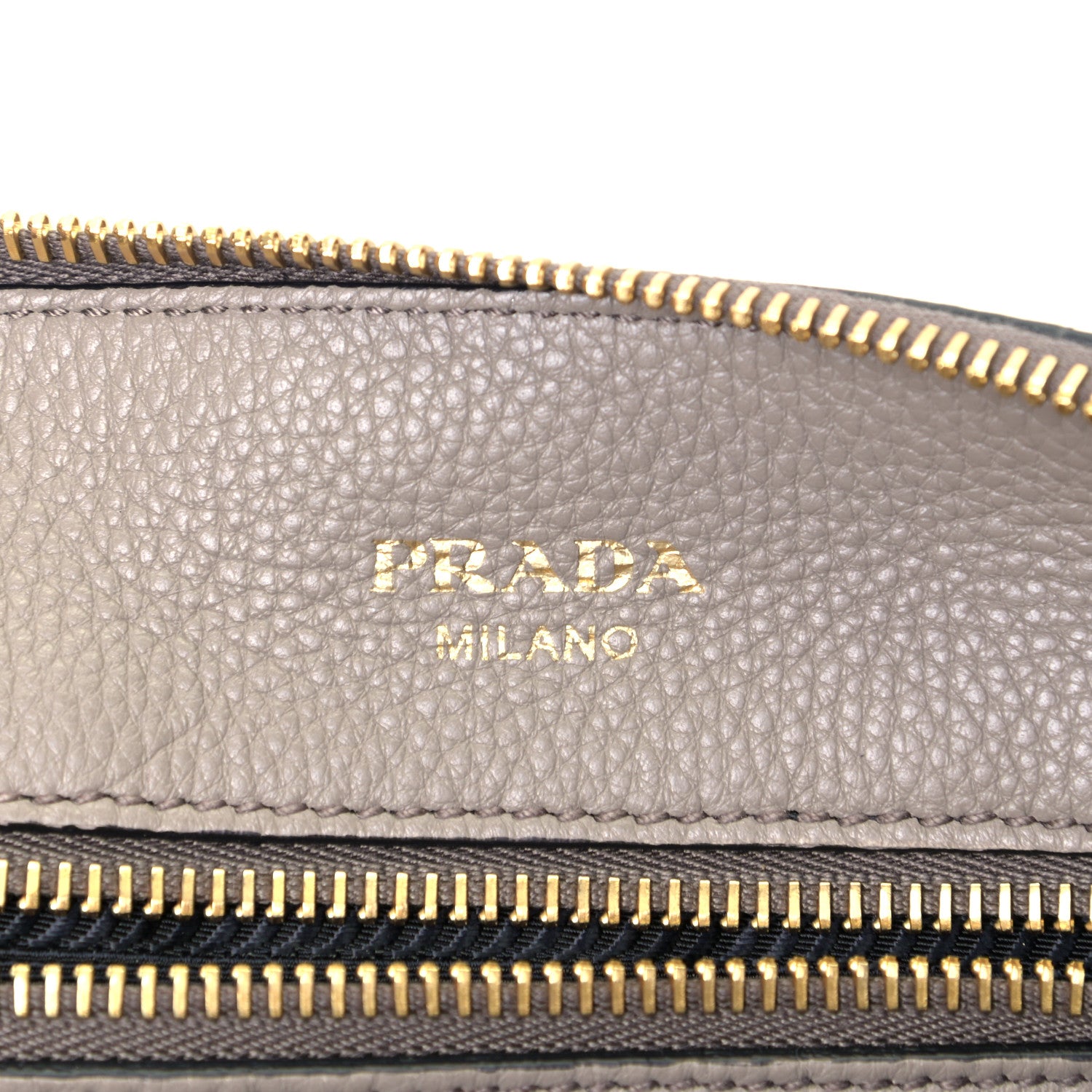 Prada Vitello Daino Shoulder Bag Argilla 5 of 5