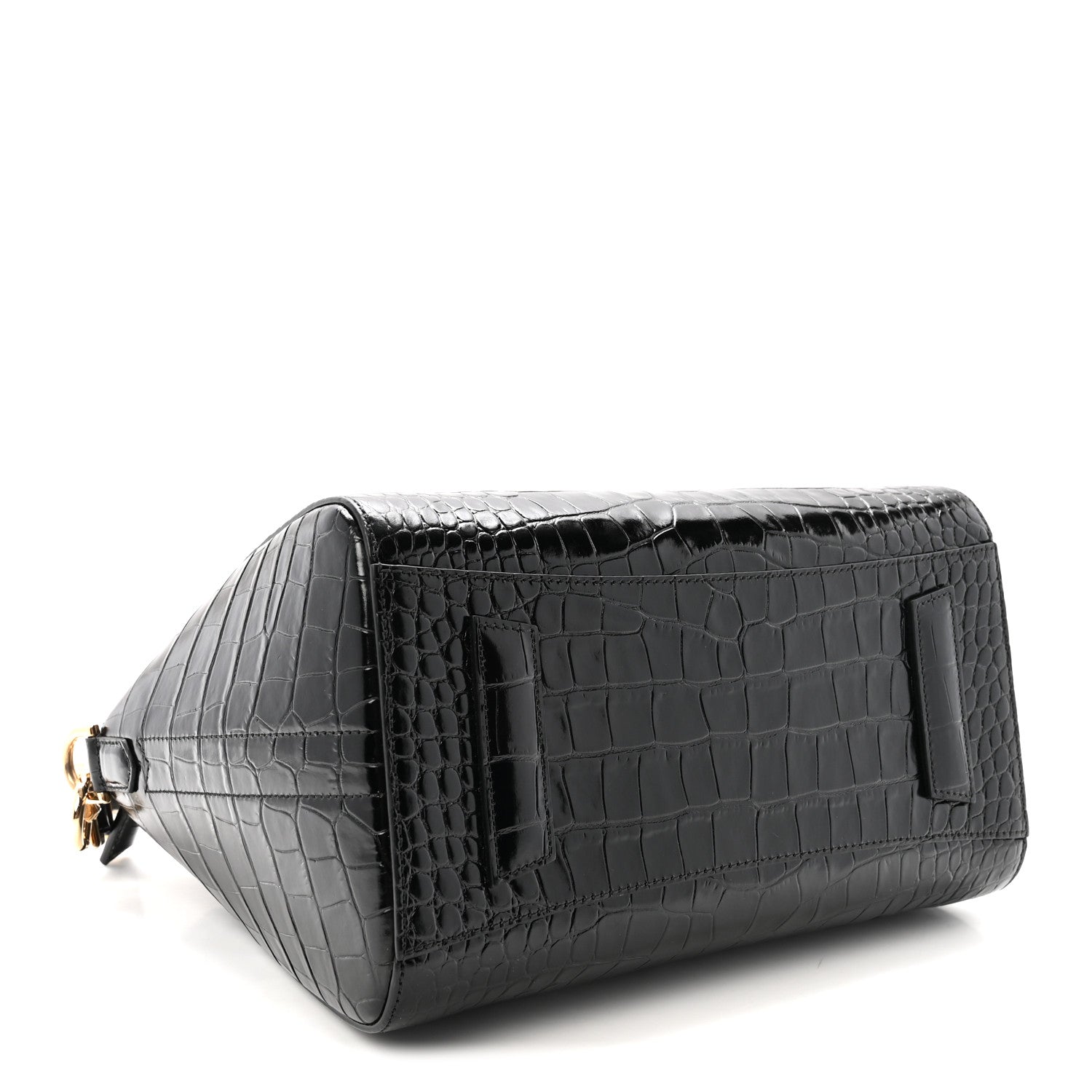 Givenchy Calfskin Crocodile Embossed Small Antigona Black 4 of 10