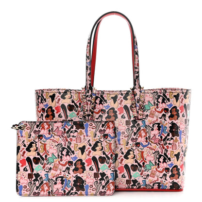 Christian Louboutin Patent Calfskin Small Dita Cabata Tote Red 1 of 11