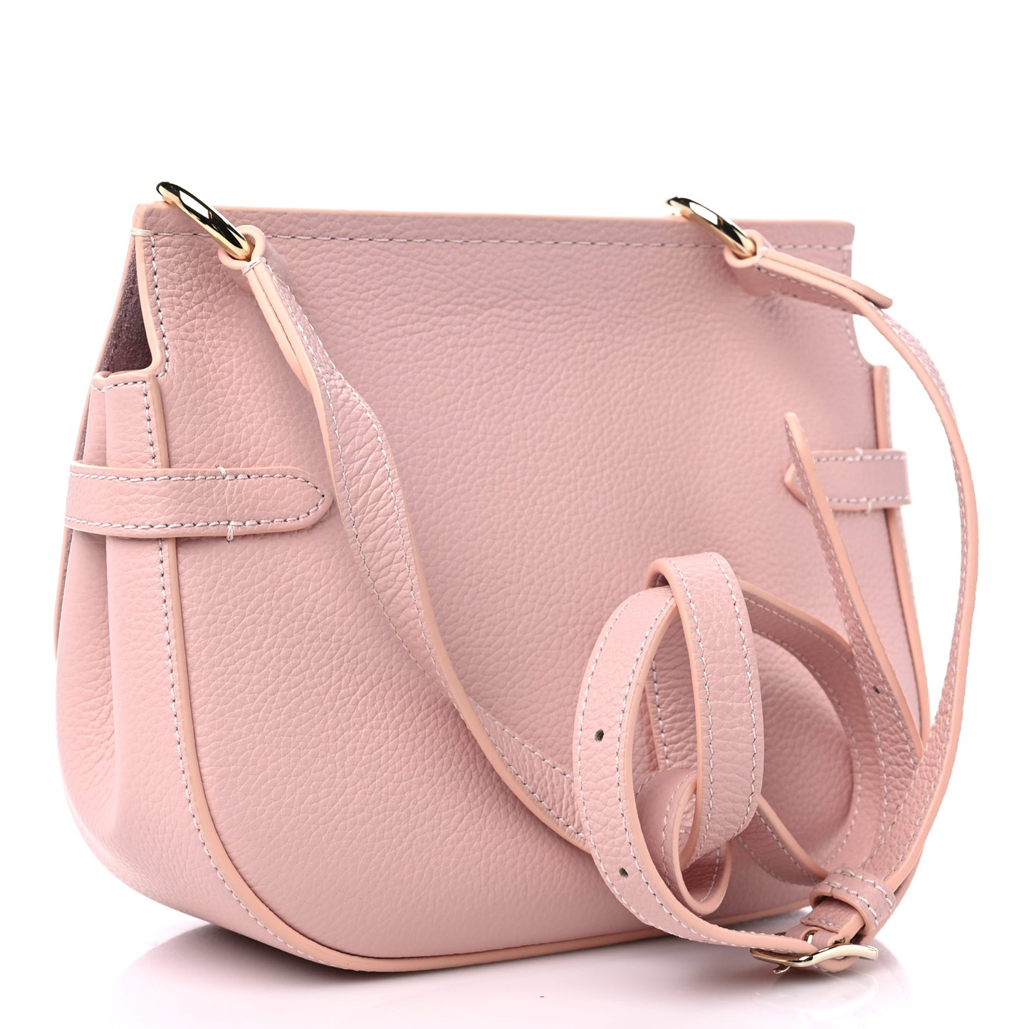 Small Classic Grain Small Amberley Satchel Icy Pink