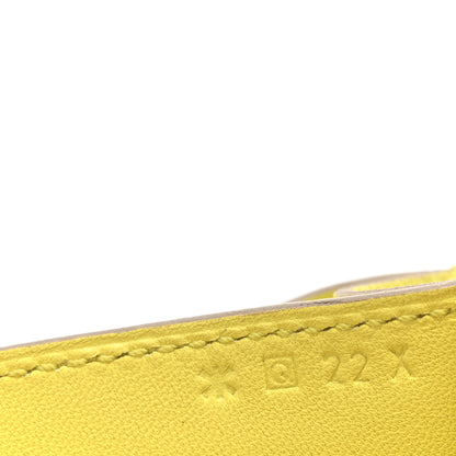 Hermes Epsom Constance 18 Lime 7 of 10