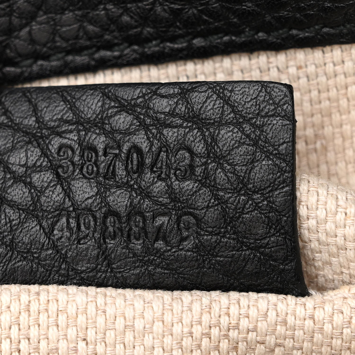 Gucci Pebbled Calfskin Small Soho Chain Shoulder Bag Black 7 of 13