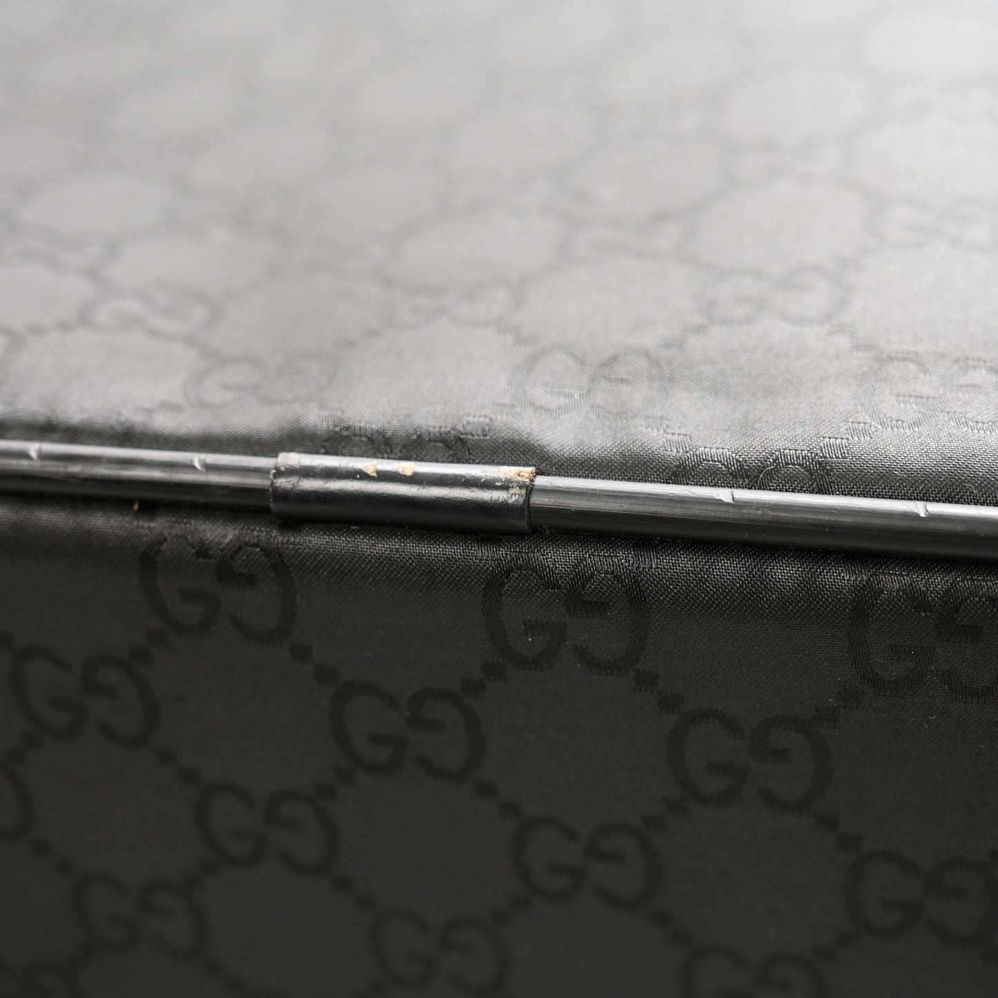 Nylon Monogram Suitcase Black
