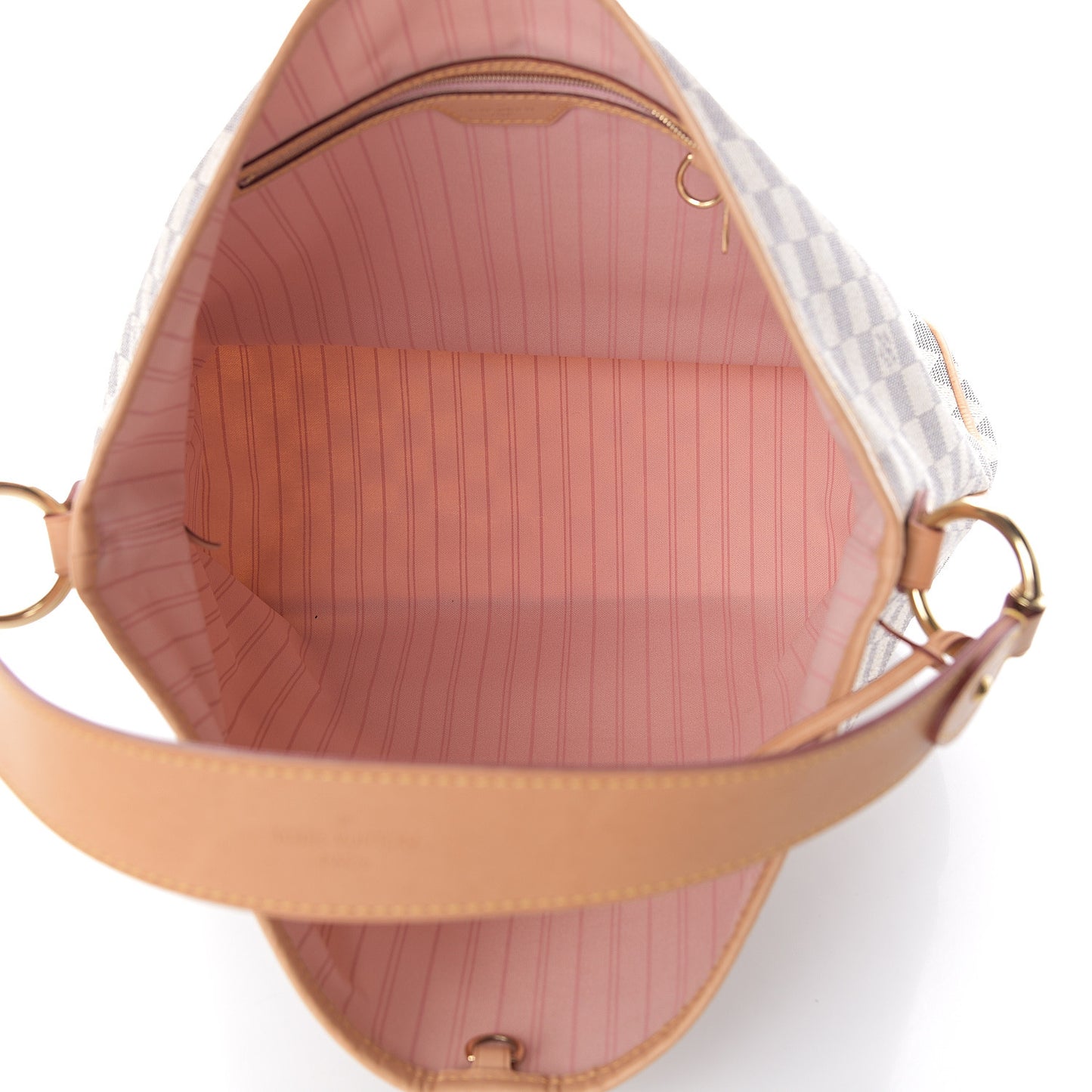 Damier Azur Delightful MM Rose Ballerine