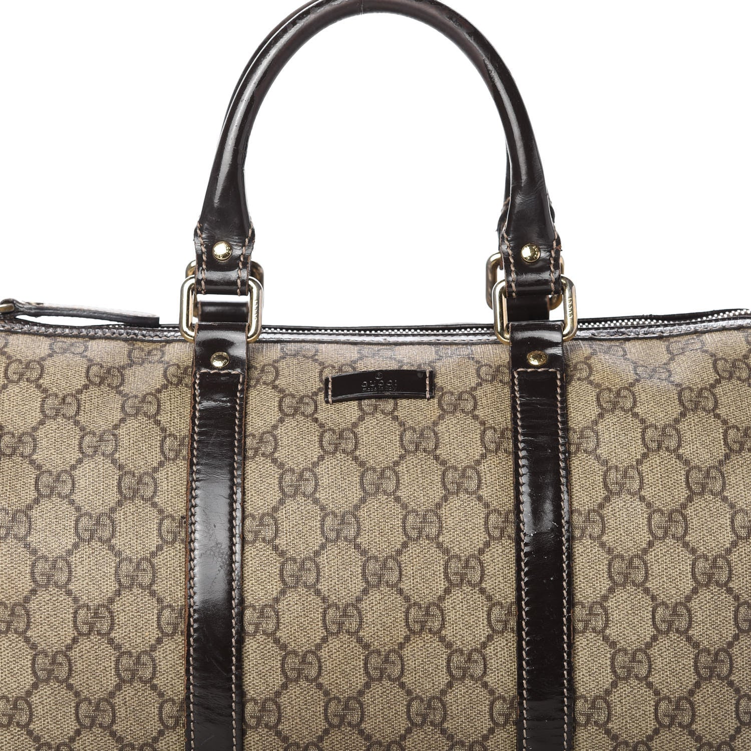 Gucci GG Plus Monogram Medium Joy Boston Dark Brown 10 of 10