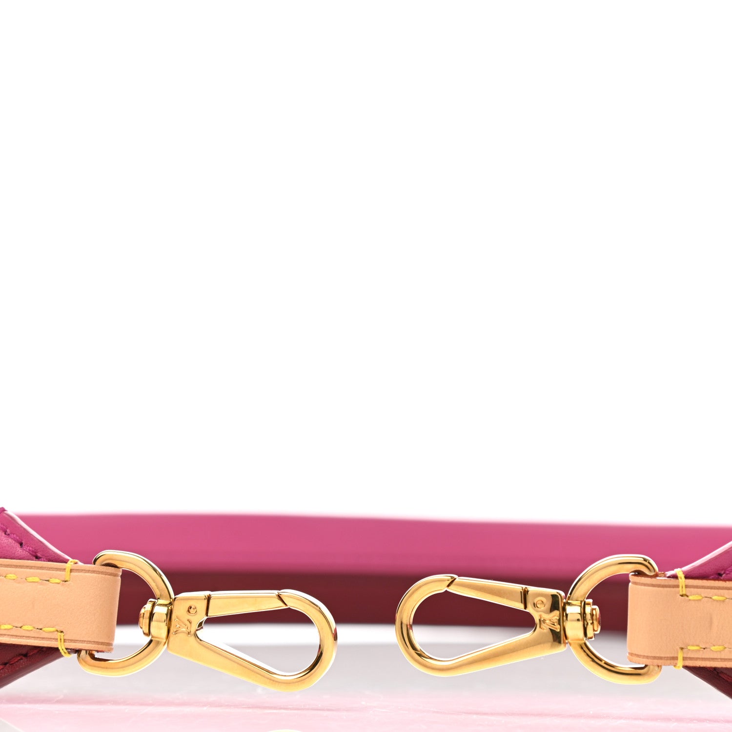 Louis Vuitton Calfskin Cluny BB Shoulder Strap Bordeaux Fuchsia 3 of 3