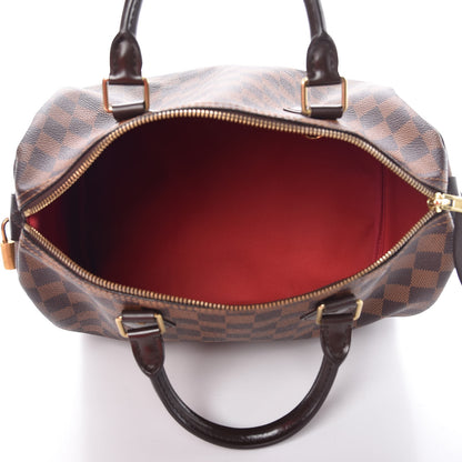 Louis Vuitton Damier Ebene Speedy 30 5 of 15