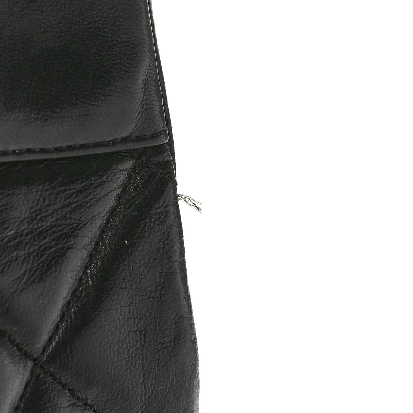 Lambskin Quilted Shoulder Bag Black