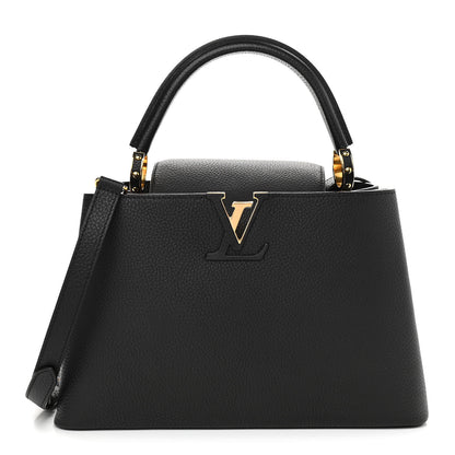 Louis Vuitton Taurillon Capucines PM Black 1 of 9