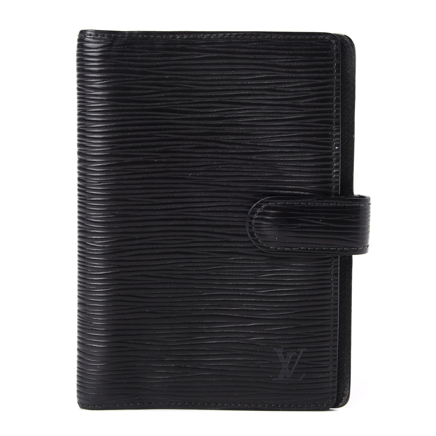 Louis Vuitton Epi Small Ring Agenda Cover Black 1 of 8