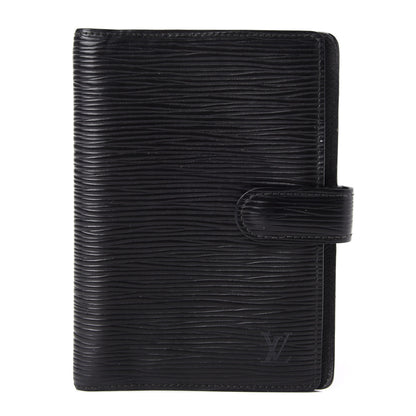 Louis Vuitton Epi Small Ring Agenda Cover Black 1 of 8