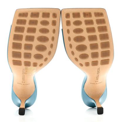 Bottega Veneta Lambskin Stretch Mule Sandals 37 Vintage Blue 5 of 8